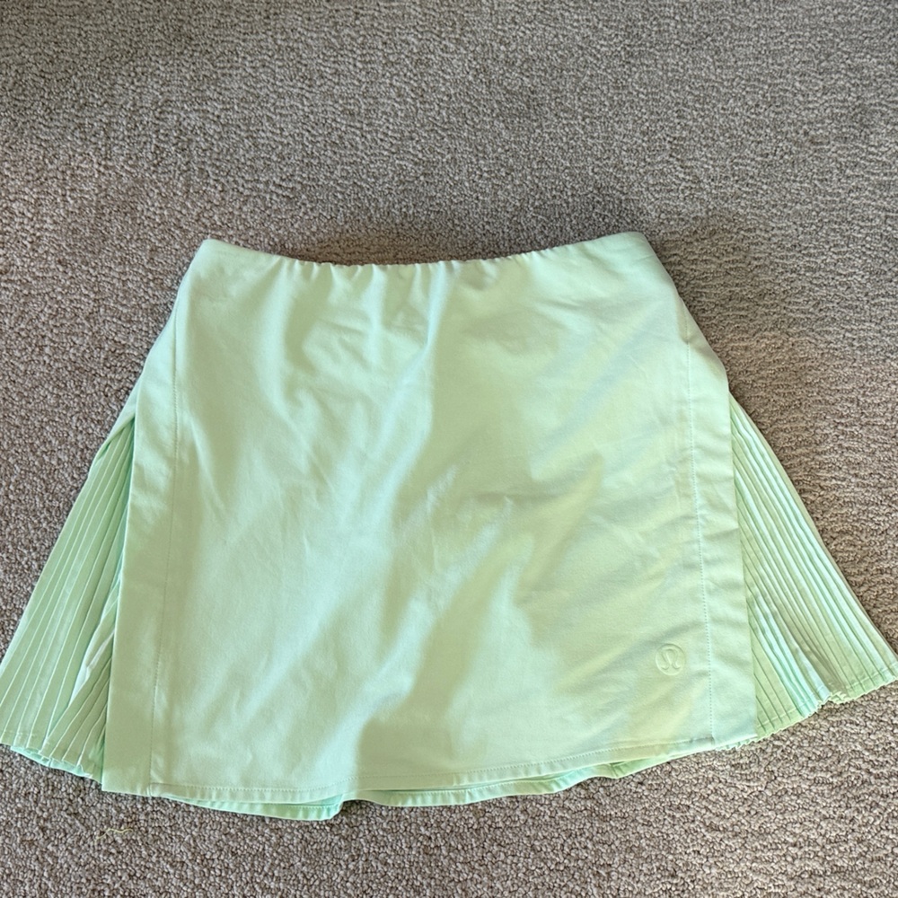 lululemon athletica Mint  Green tennis Skirt